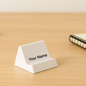Customized / Personalized Compact Plastic Mobile Phone Holder (1 Pc & Mix Color)