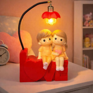 Red Romantic Couple Love Lamp Night Light Decorative Showpiece