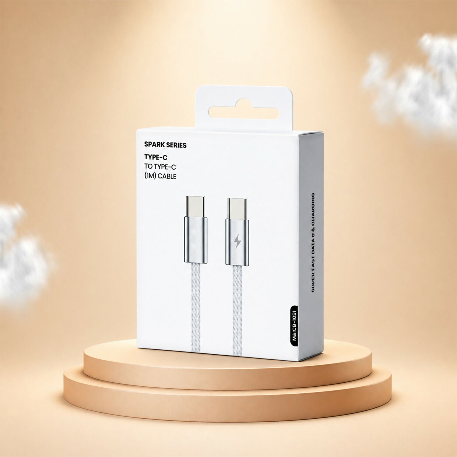 Ultra Powerful 120W Type C to Type C Super Fast Charging Cable (1 Pc, 1 Mtr)