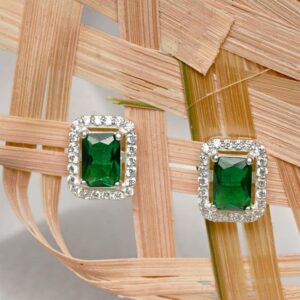 Diamond Jewellery Interchangeable Triangular Shaped (6 Pari / Mix Color & Design)