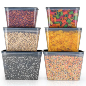 Transparent Food Storage box Pack of 6