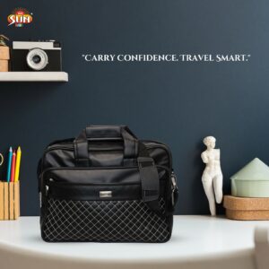 Stylish Quilted Hand & Shoulder Travel Bag with Multiple Compartments