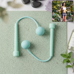 Cordless Fitness Skipping Rope Wrist Ball Exercise Tool (1 Set)