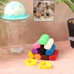 Khyati Frisky Dough 12 Color Set in Ice-Cream Cup Container