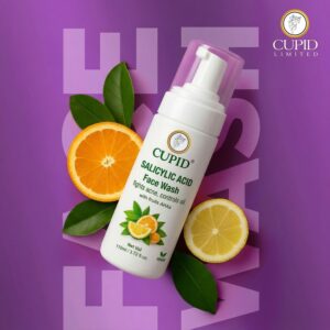 Cupid Salicylic Acid Foam Face Wash for Acne Control & Oil Balance (110 Ml)