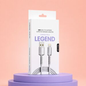 High Speed 25W USB A to Lightning Fast Charging Cable (1 Pc, 1 Mtr)