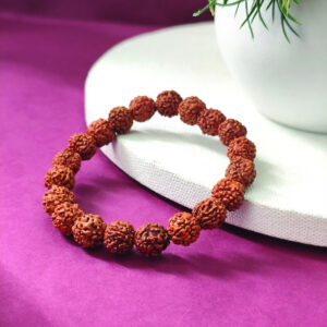 Rudraksha Bracelet Beads Elastic For Men & Women