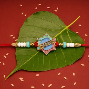 Khatu Shyam Rakhi with Colorful Beads (1 Pc)