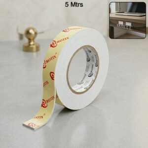 Aerotix Mounting Double Sided Foam Tape for Wall, Tile, Glass & Home Fixing Use (5 Mtrs)