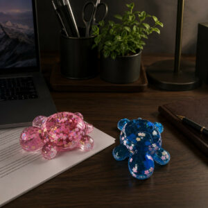 Turtle Shape Glitter Paper Weight for Desk Office Study Table (Random Color 1 PC)