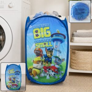 Foldable Laundry Basket Fabric Mesh Clothes Hamper (1 Pc,34.29x34.29x54.61cm)