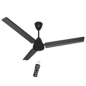 Zadap STROM 900mm High Speed BLDC Ceiling Fan with Remote(Smoke Brown)