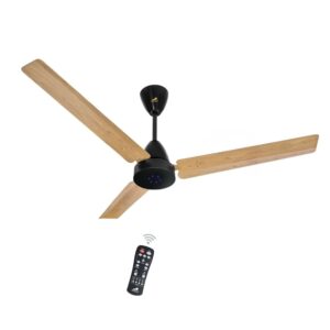 Zadap STROM 900mm High Speed BLDC Ceiling Fan with Remote(Light Wooden)