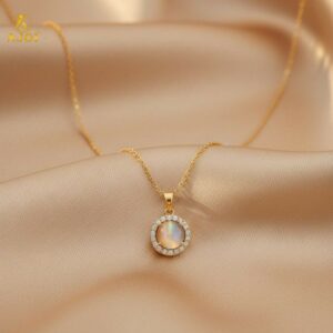 Signature Luxury Crystal Pendant Necklace