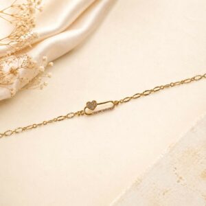 Stylish Infinity Charm Gold Plated Bracelet (1 Pc)