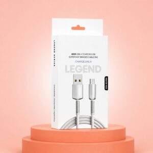 High Speed 80W USB A to Micro USB Super Fast Charging Cable (1 Pc, 1 Mtr)