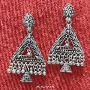 Silver Earrings Jhumka