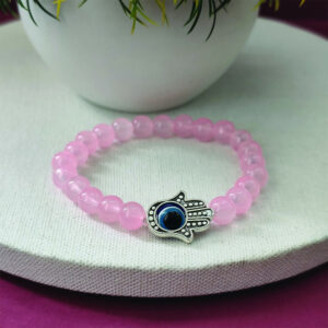 Rose Quartz Reiki Chakra Healing Bracelet