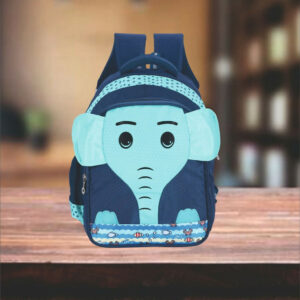 Cute Blue Elephant Kids Backpack for Boys & Girls