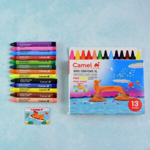 Camel Wax Crayons Extra Long - 13 Shades