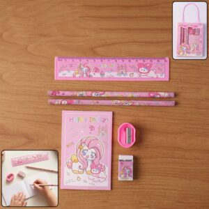 Cartoon Stationery Gift Set - Cute Unicorn Design