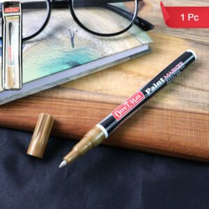 Officemate Paint Marker – Extra Fine Plastic Nib (Gold, 1 Pc)