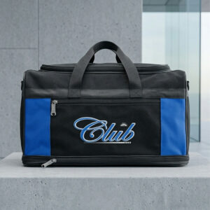 Club Travel Duffel Bag with Shoe Compartment & Shoulder Strap (Multicolor)