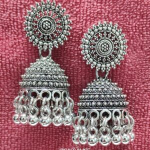 Silver Jhumka