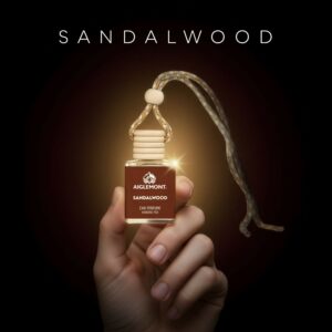 Sandalwood Car Perfume Hanging Pod Long Lasting Air Freshener Premium (10ml)