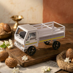 Kids Cargo Truck Toy Vehicle with Open Back Carrier for Pretend Play and Fun