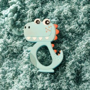 Dainosour Shape Silicone baby Teether