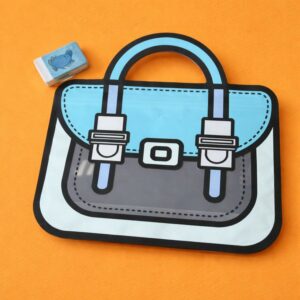 Boys Cartoon Stationery Set with Notebook, Pencils, Eraser & Pouch