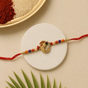 Elegant Designer Rakhi for Brother (1 Pc)