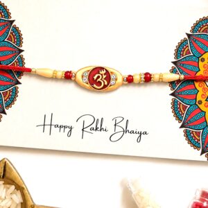 Spiritual Om Design Rakhi for Brother