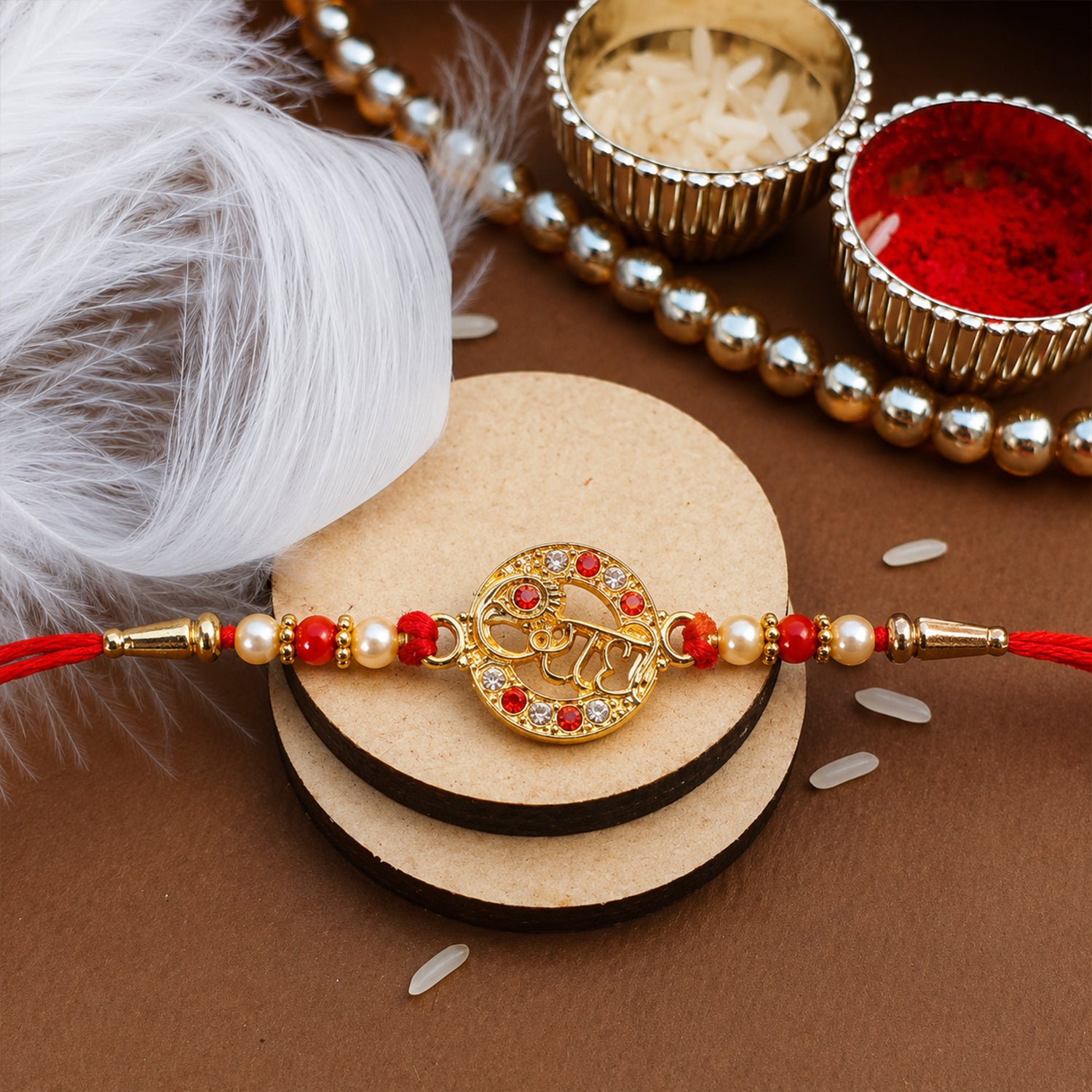 Premium Radhe Name Designer Rakhi (1 Pc)