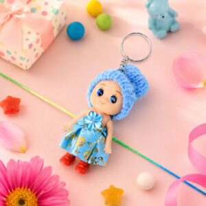 Multifunction Doll Bracelet for Kids – Cute Soft Toy Bracelet with Keychain Use