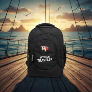 World Traveler Backpack Lightweight Travel Laptop Bag with Multi-Compartment