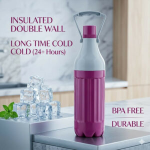 Premium Carry Flask – Elegant & Durable Insulated Water Bottle with Easy-Carry Handle (2400 ml)